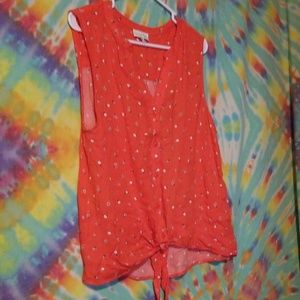 Lucky Brand tied tank